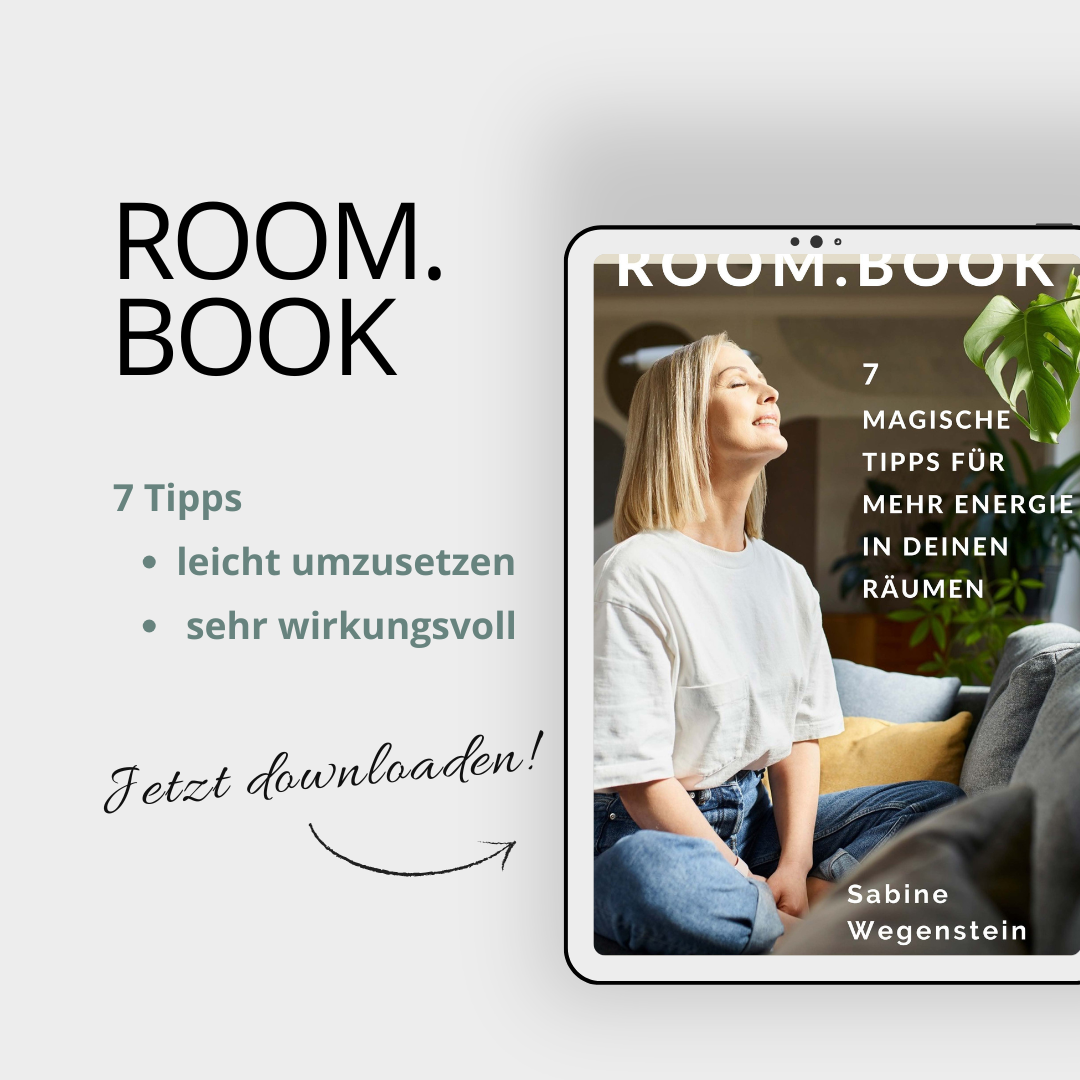 Deckblatt ebook Room.book v1 Feng Shui 2.0 - wie du mit 7 einfachen magischen Tipps deine Räume verbessern kannst.